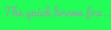 Image with Font Color 76BA96 and Background Color 24FC58